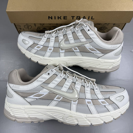 Nike P-6000 Trainers Sail Light Bone Cream Size UK8 IM5237-1000