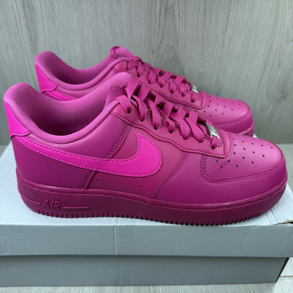 Nike Air Force 1 Low ‘07 Trainers Fireberry Pink Size UK6 DD8959-6001