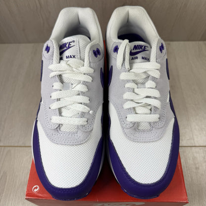 Nike Air Max 1 SC Trainers Field Purple White Size UK5.5 DZ4549-1012