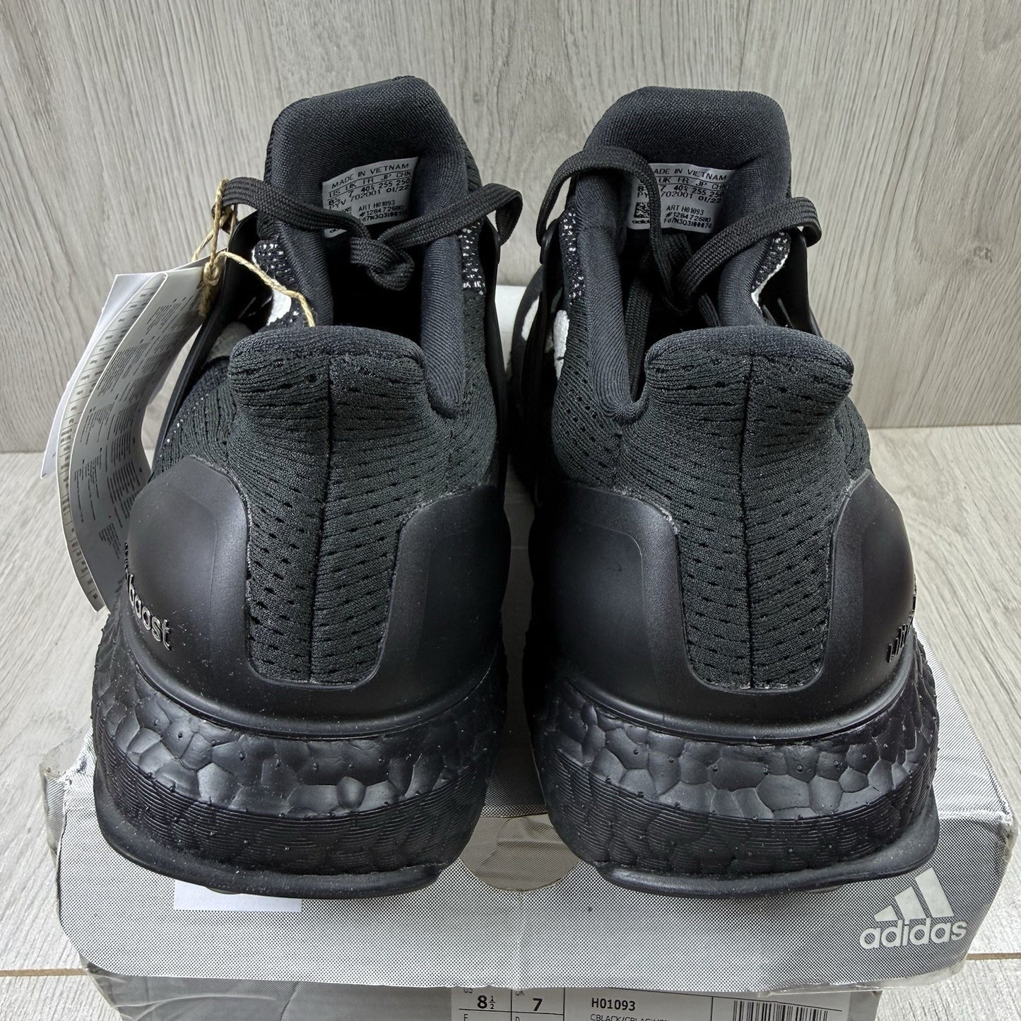 Adidas Ultra Boost 5.0 DNA Trainers Core Black Polka Dot Size UK7 H0109313