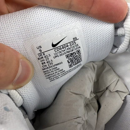 Nike P-6000 Trainers White Metallic Silver Size UK8 CD6404-1056