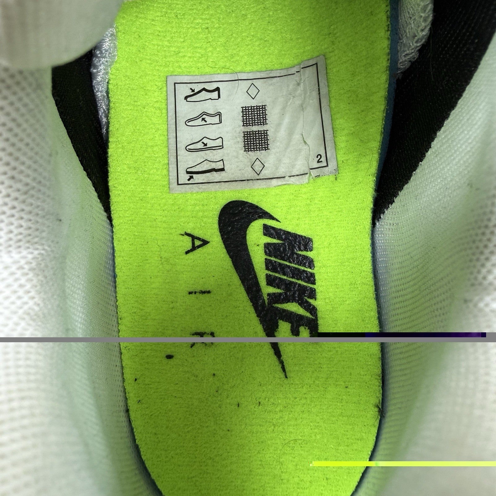 Nike Air Max 95 NDSTRKT Trainers Neon Black Size UK7.5 CZ3591-0024