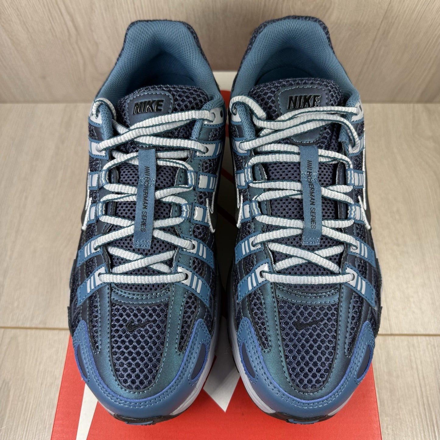 Nike P-6000 SE Trainers Thunder Blue Wolf Grey Size UK6.5 IF1756-4009