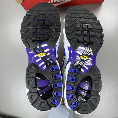 Nike Air Max Plus TN Trainers White Wild Grape Size UK12 DM0032 1053