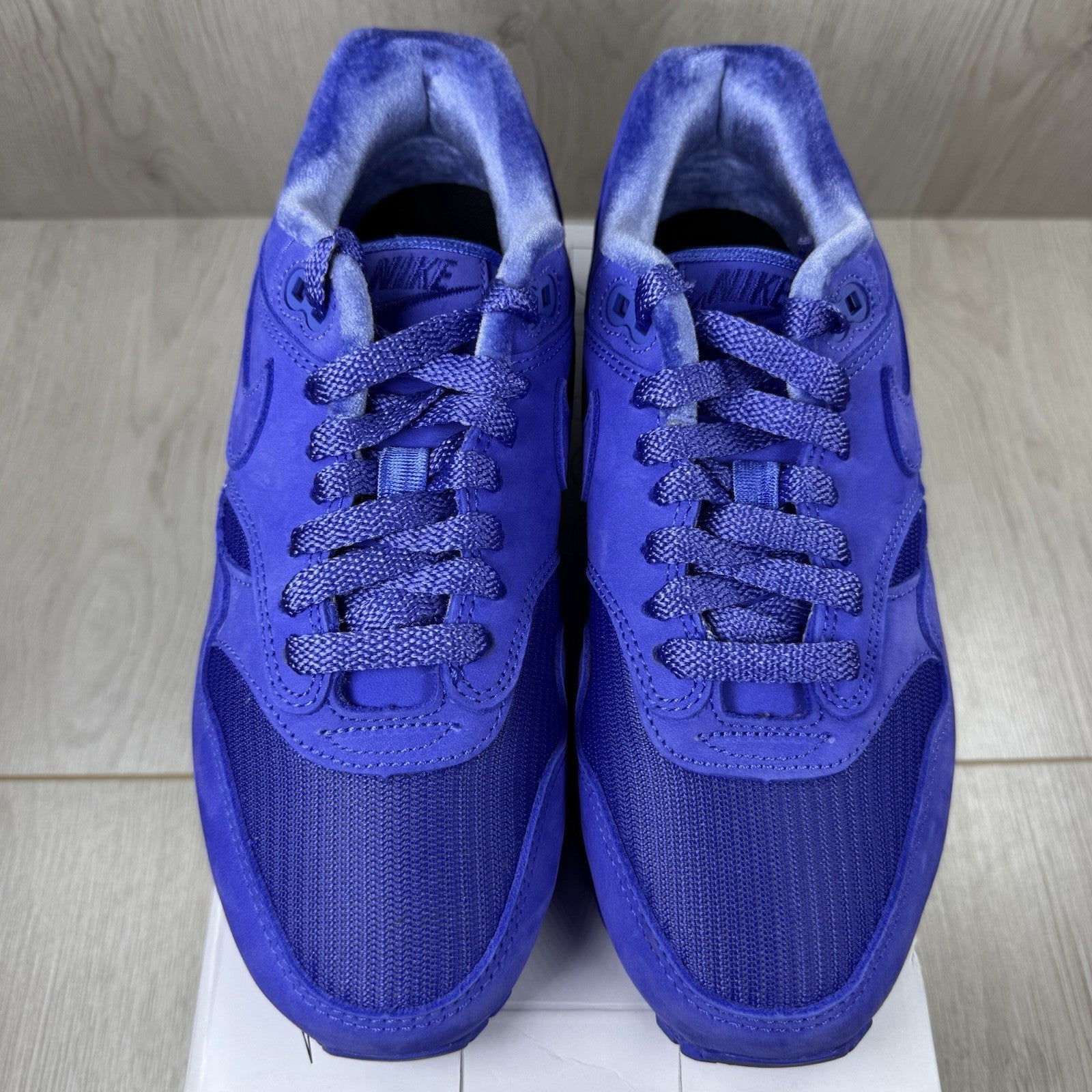 Nike Air Max 1 Trainers Triple Blue Size UK3.5 FJ8893-9001