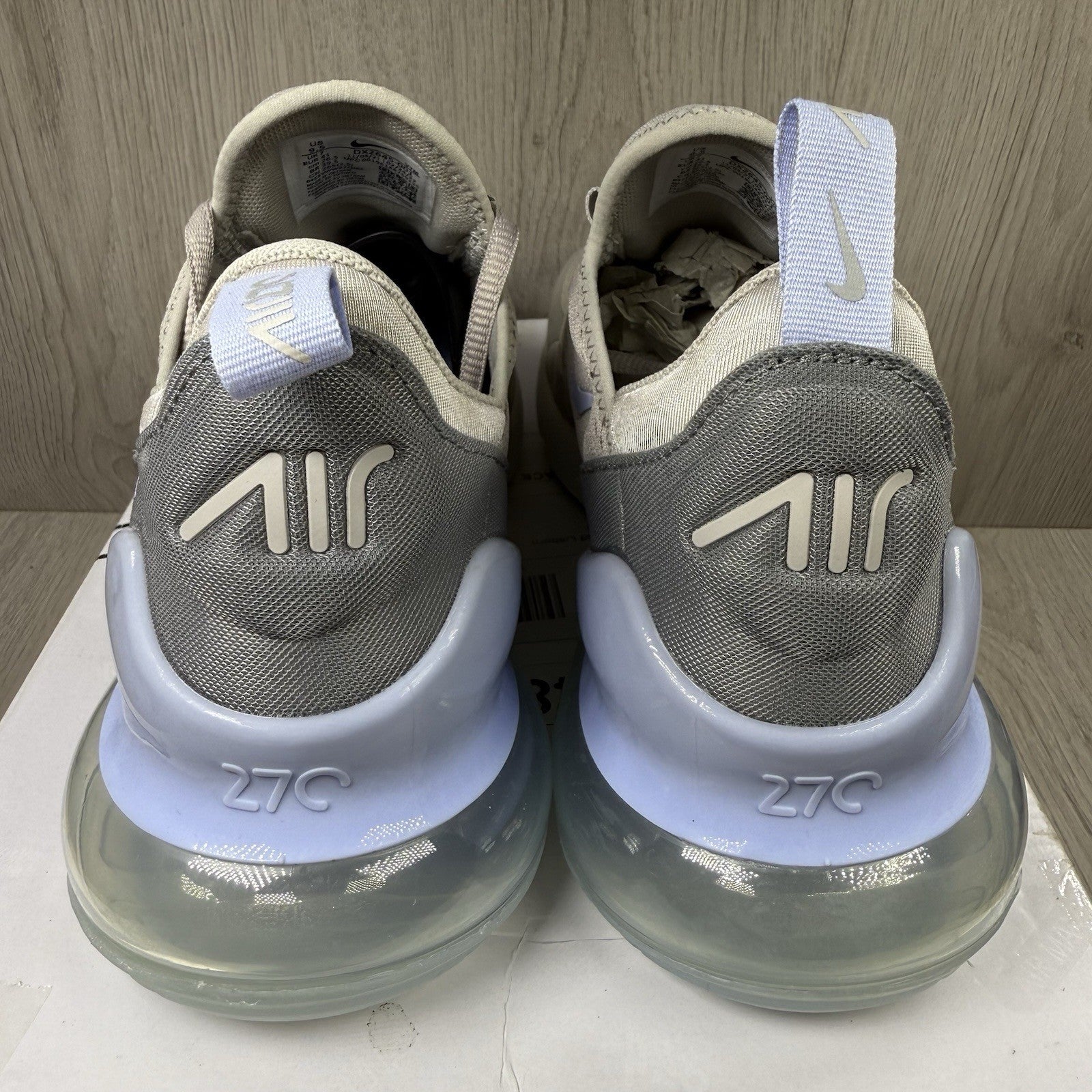 Nike Air Max 270 Essential Trainers Light Iron Ore UK7 DX2645-0013