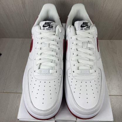 Nike Air Force 1 Low Trainers White Red Size UK10.5 DN4162-9918