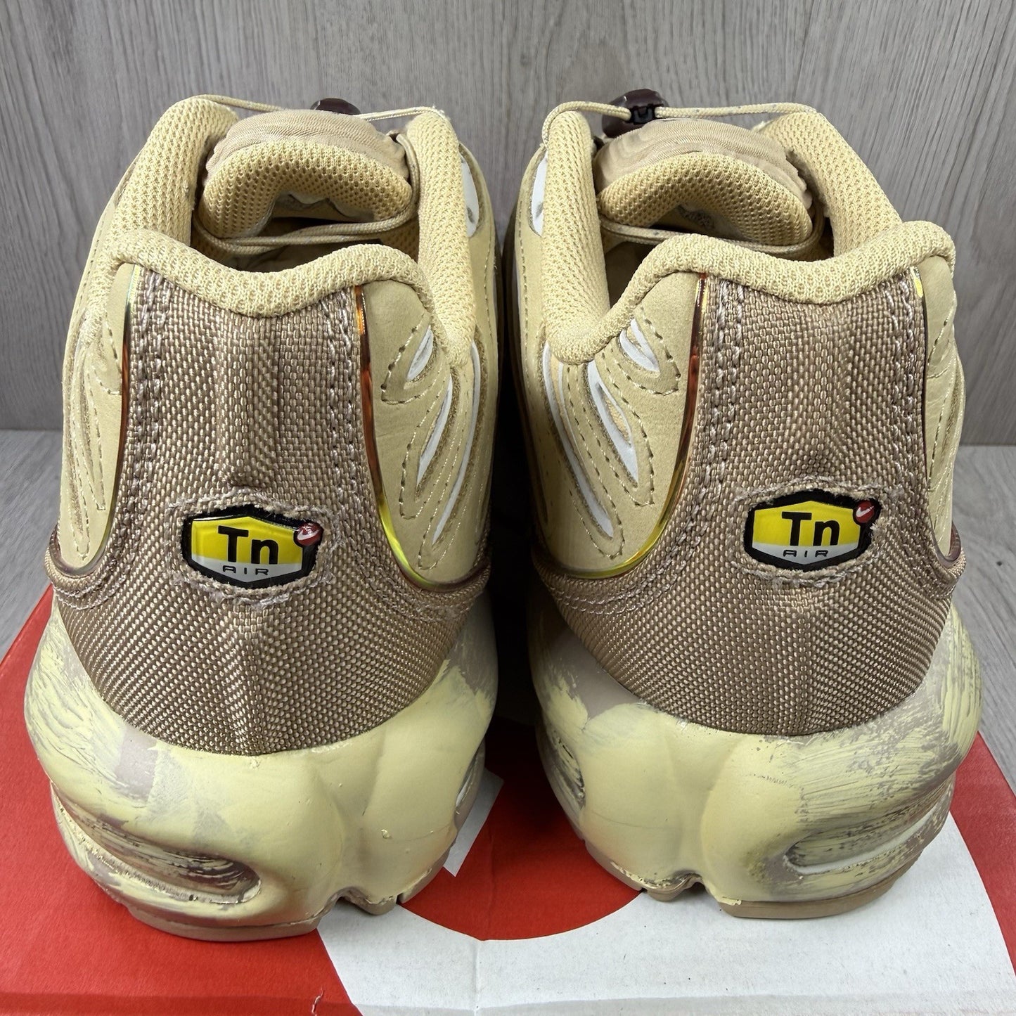 Nike Air Max Plus TN Trainers Sesame Size UK7 FZ5049-2223