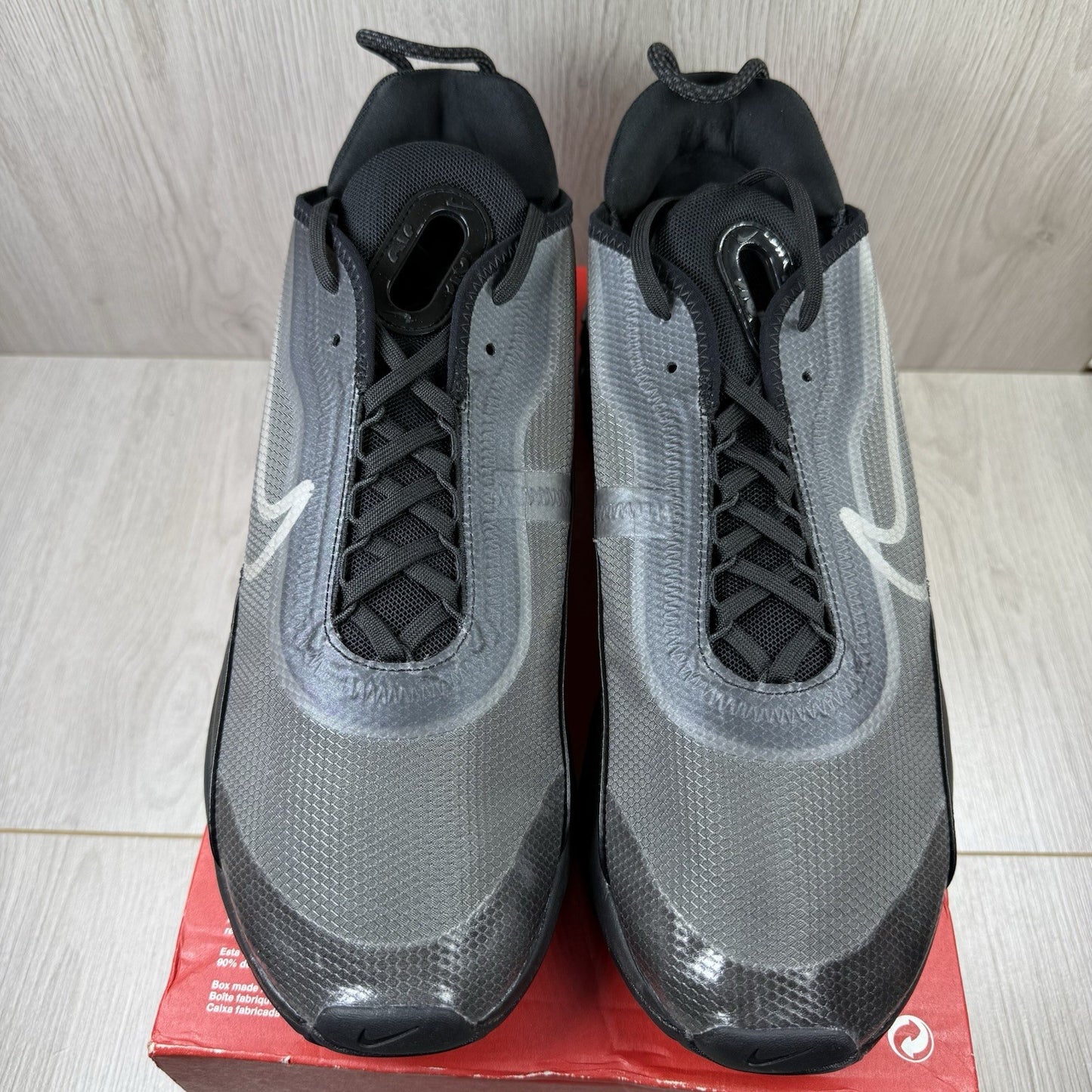 Nike Air Max 2090 Trainers Black Wolf Grey Size UK11.5 BV9977-00110