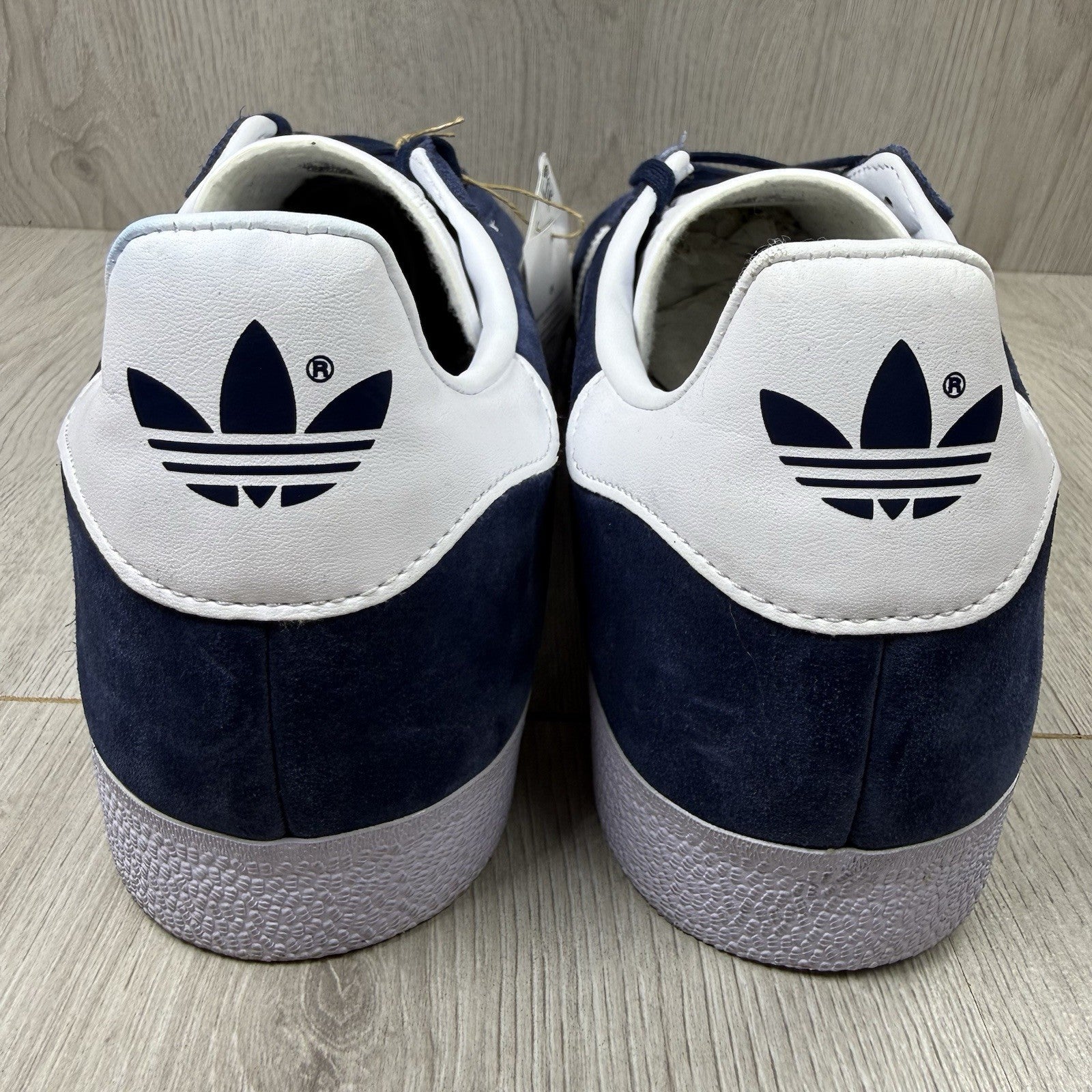 Adidas Gazelle Trainers Navy Blue White Size UK11 BB54783
