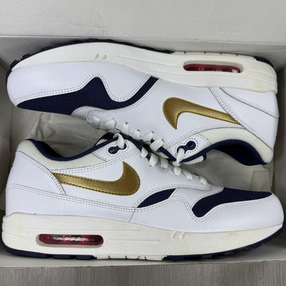 Nike Air Max 1 Essential Trainers Olympic White Size UK11 537383-1277