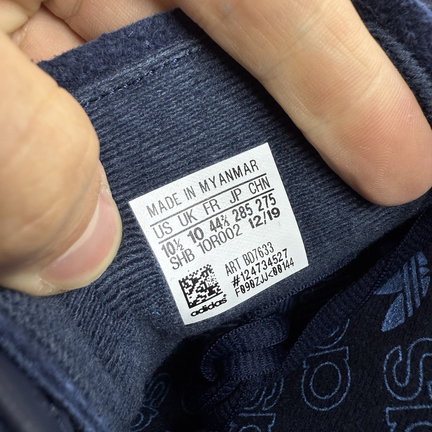 Adidas Handball Spezial Trainers Navy Clear Sky Gum Size UK10 BD76338