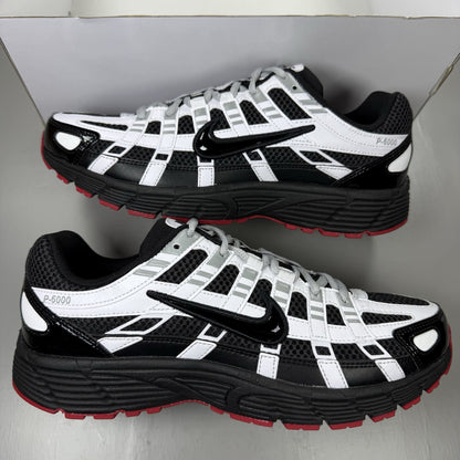 Nike P-6000 ID Trainers Black White Size UK7.5 IB4455-9007