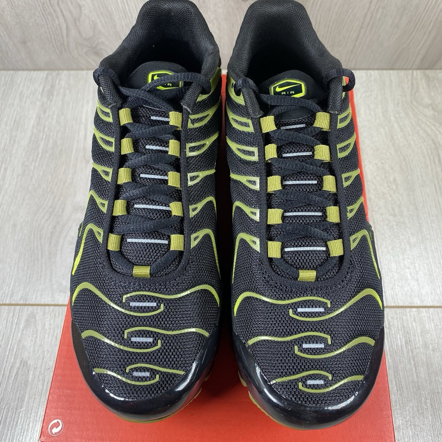 Nike Air Max Plus TN Trainers Black Cyber Pacific Moss Size UK5 CD0609-0282