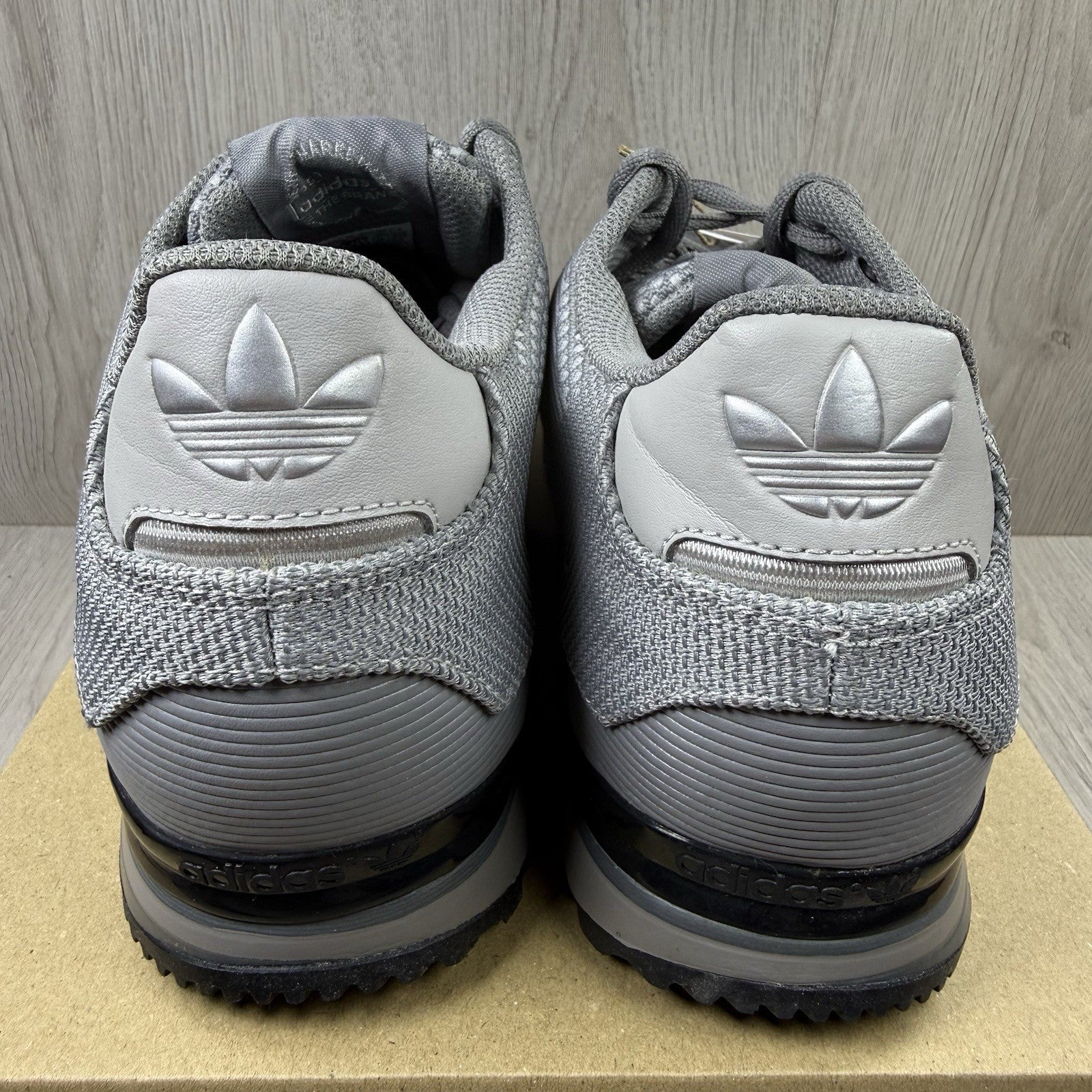 Adidas ZX 750 Woven Trainers Triple Grey Size UK9 GY392410