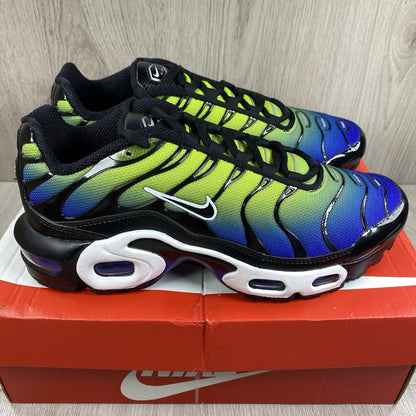Nike TN Air Max Plus Trainers Racer Blue Volt Size UK5 HF0093-4001