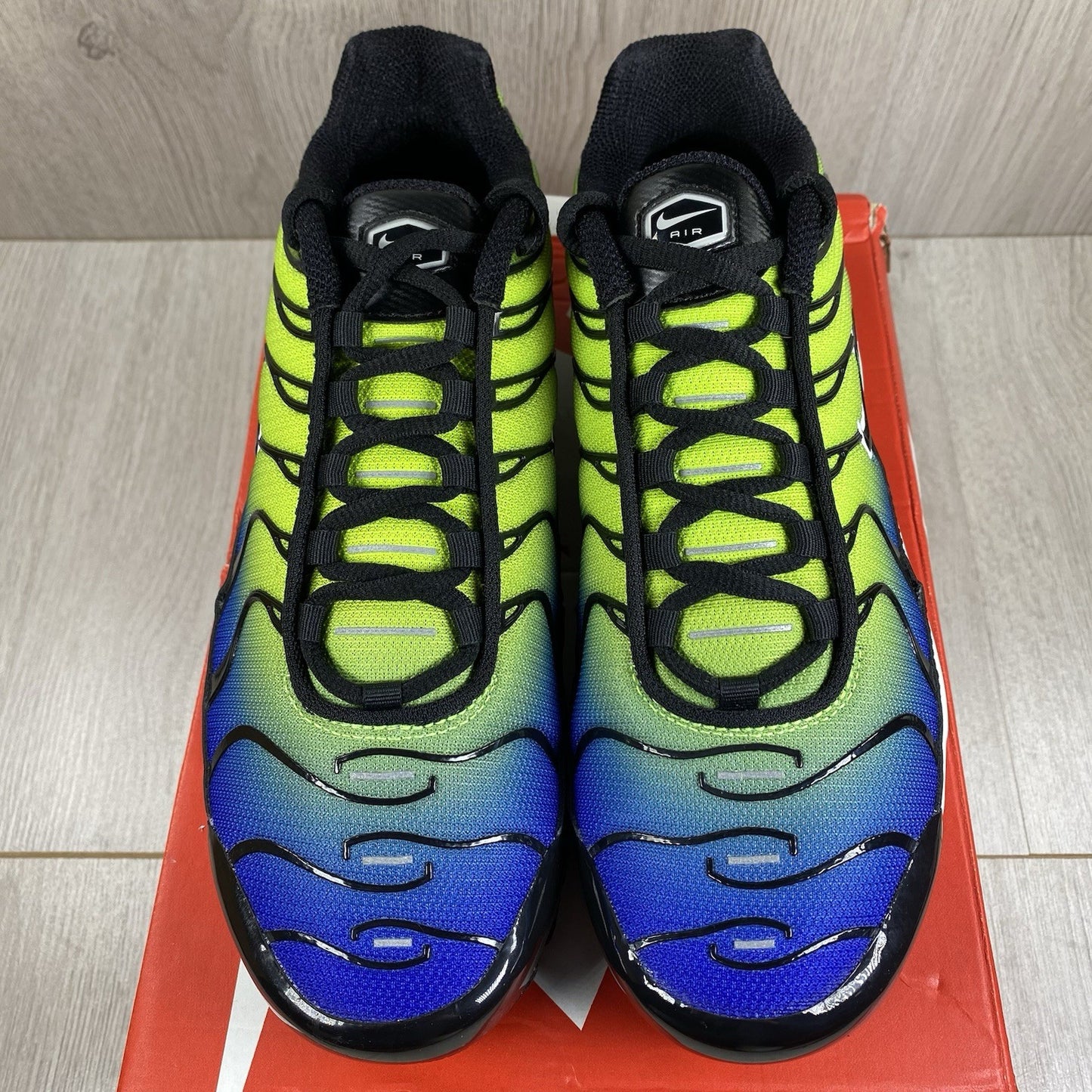 Nike TN Air Max Plus Trainers Racer Blue Volt Size UK5 HF0093-4002