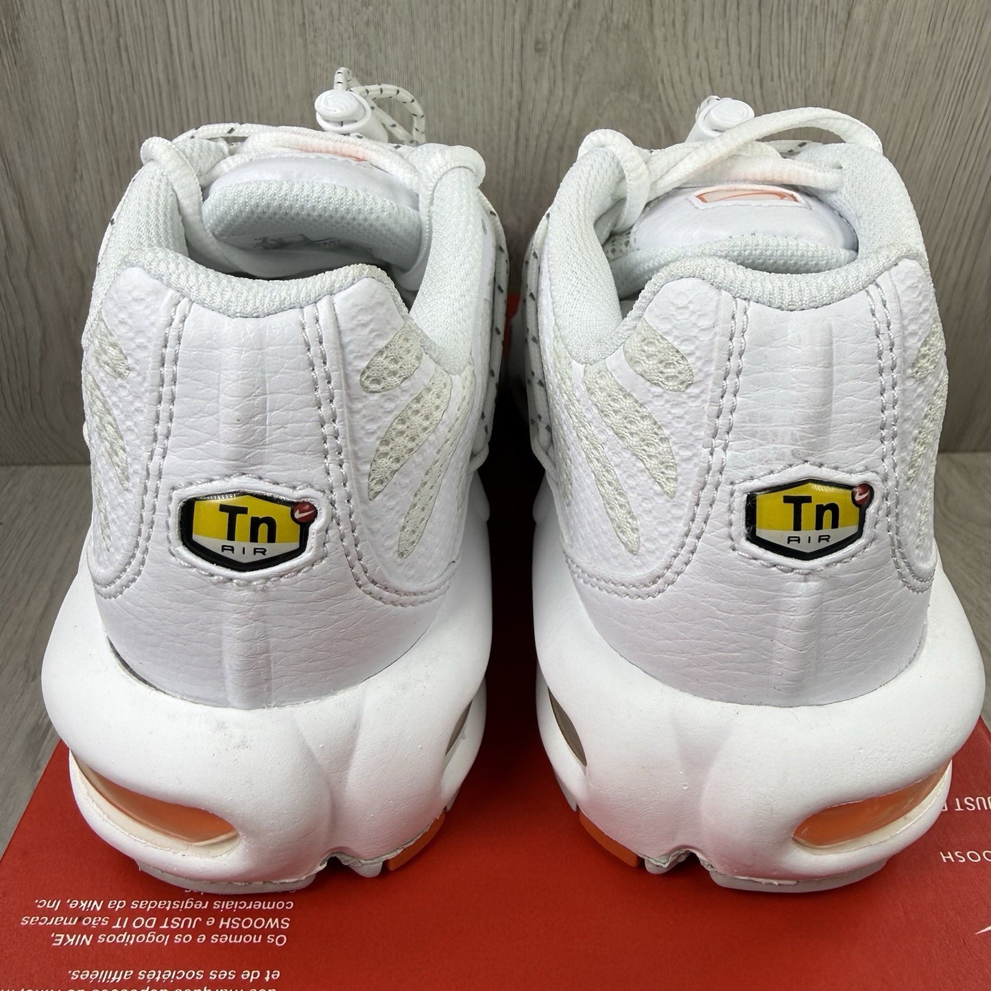 Nike Air Max Plus TN Utility Trainers Safety Orange Size UK3.5 FJ4232 10013