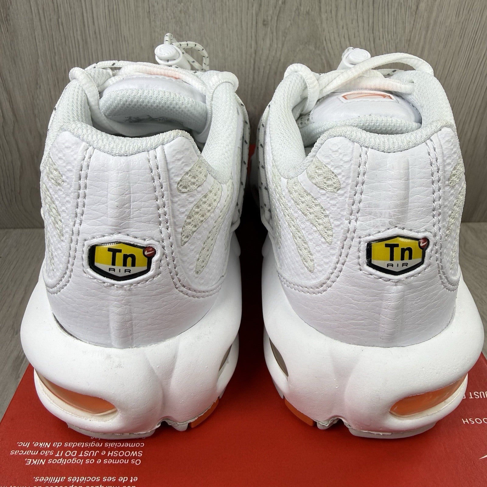 Nike Air Max Plus TN Utility Trainers Safety Orange Size UK3.5 FJ4232 10013