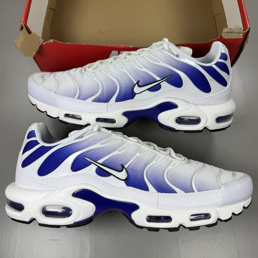 Nike Air Max Plus TN Trainers White Wild Grape Size UK12 DM0032 1050