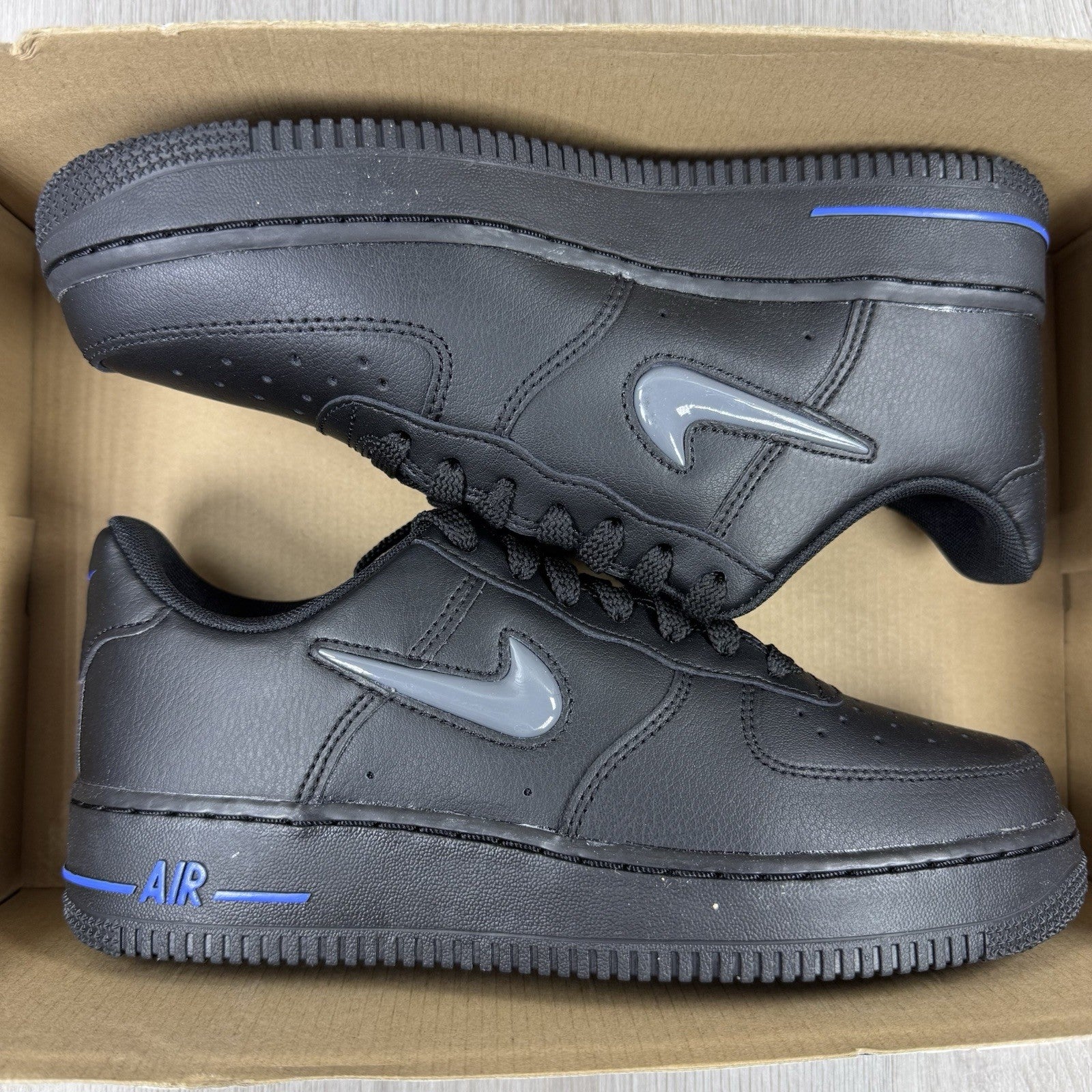 Nike Air Force 1 Low Jewel Trainers Black Size UK5.5 CT3438 0020