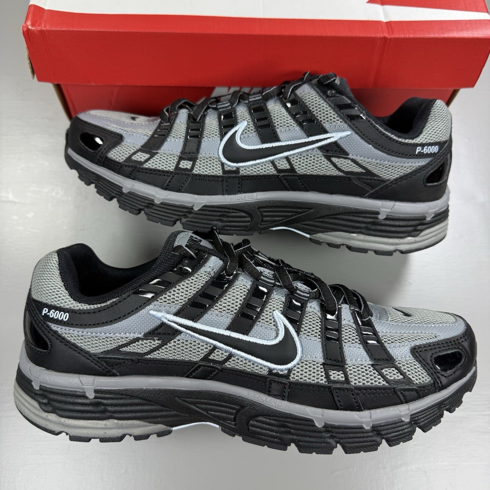 Nike P-6000 Trainers Cool Grey Celestine Blue Size UK7 IF6199-0030