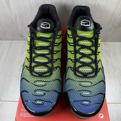 Nike Air Max Plus TN Trainers Racer Blue Volt Size UK10.5 FZ4628-0012