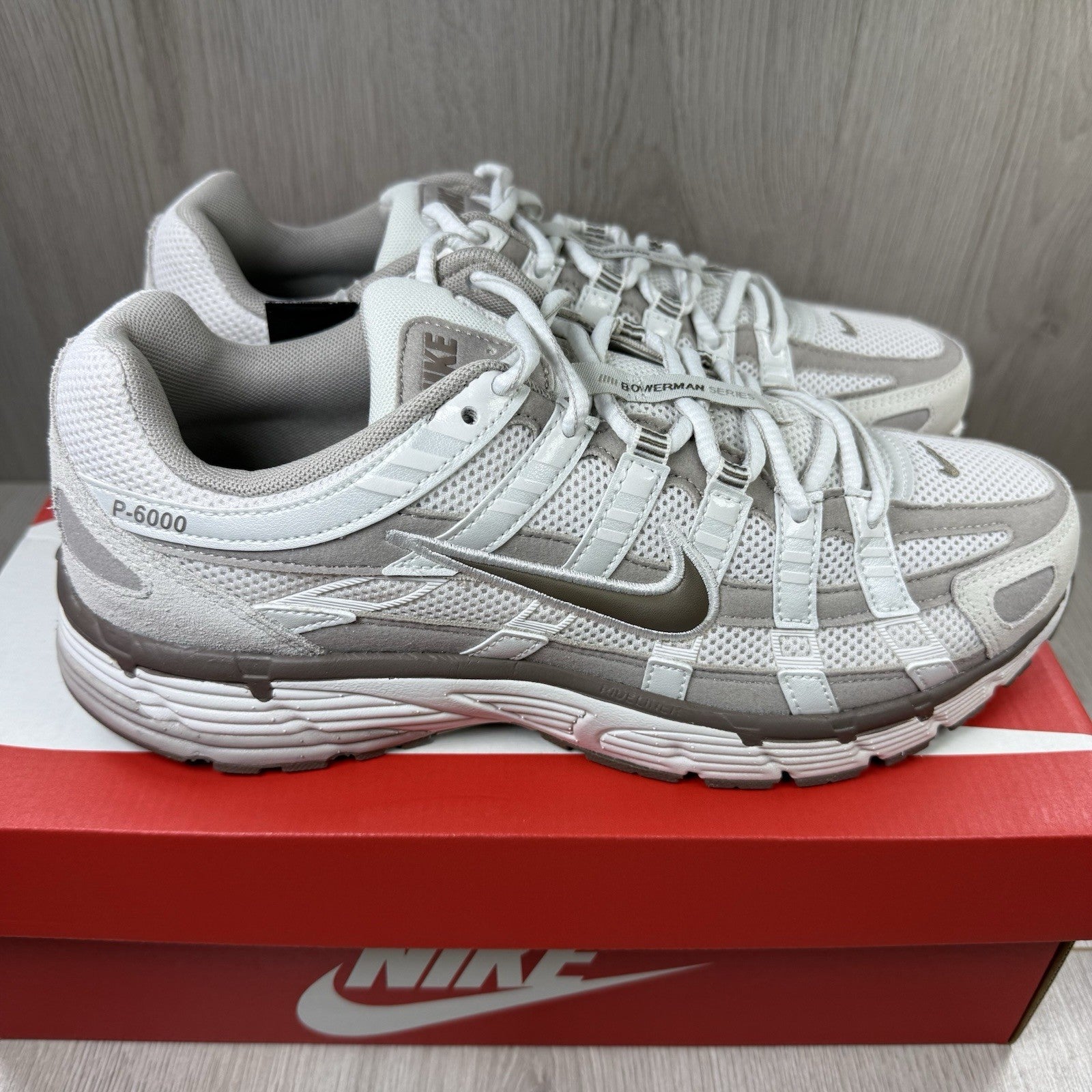 Nike P-6000 Trainers Phantom Mink Brown Size UK8.5 EU43 HV6353-0011