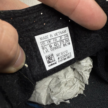 Adidas Gazelle Indoor Trainers Size UK9 EU43 1/3 Core Black Aqua EE573213