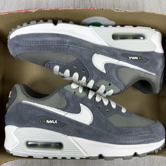 Nike Air Max 90 Premium Trainers Iron Grey Size UK3.5 HM0625-0010