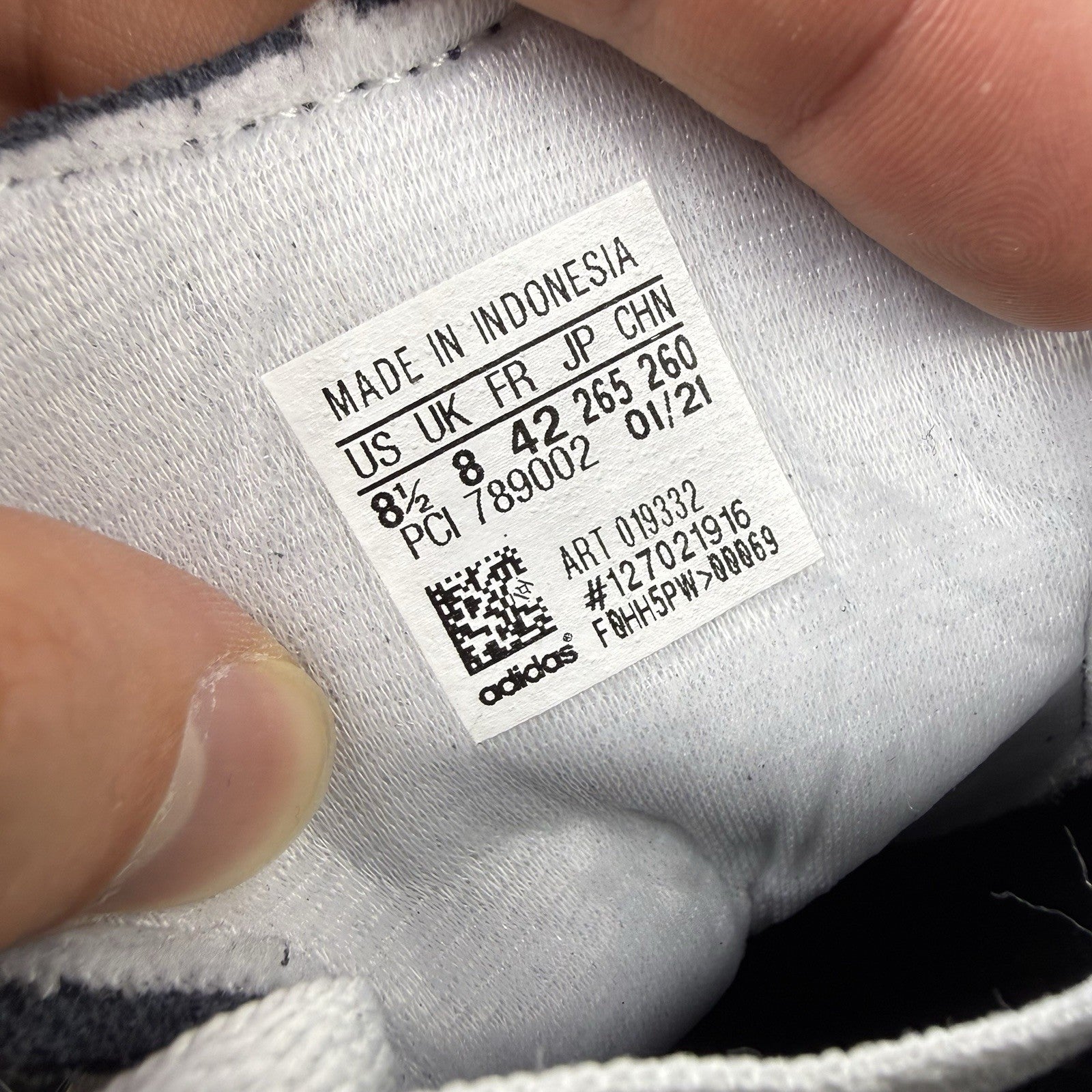 Adidas Originals Samba Super Suede Trainers Navy White Size UK8 0193326