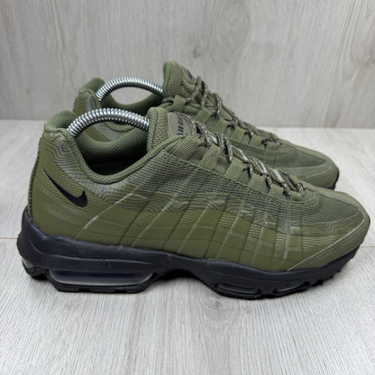 Nike Air Max 95 Ultra Trainers Medium Olive Black Size UK7 DR0295 2008