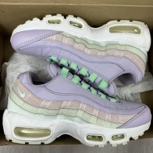 Nike Air Max 95 Trainers Lavender Easter Size UK4 CZ1642-5000