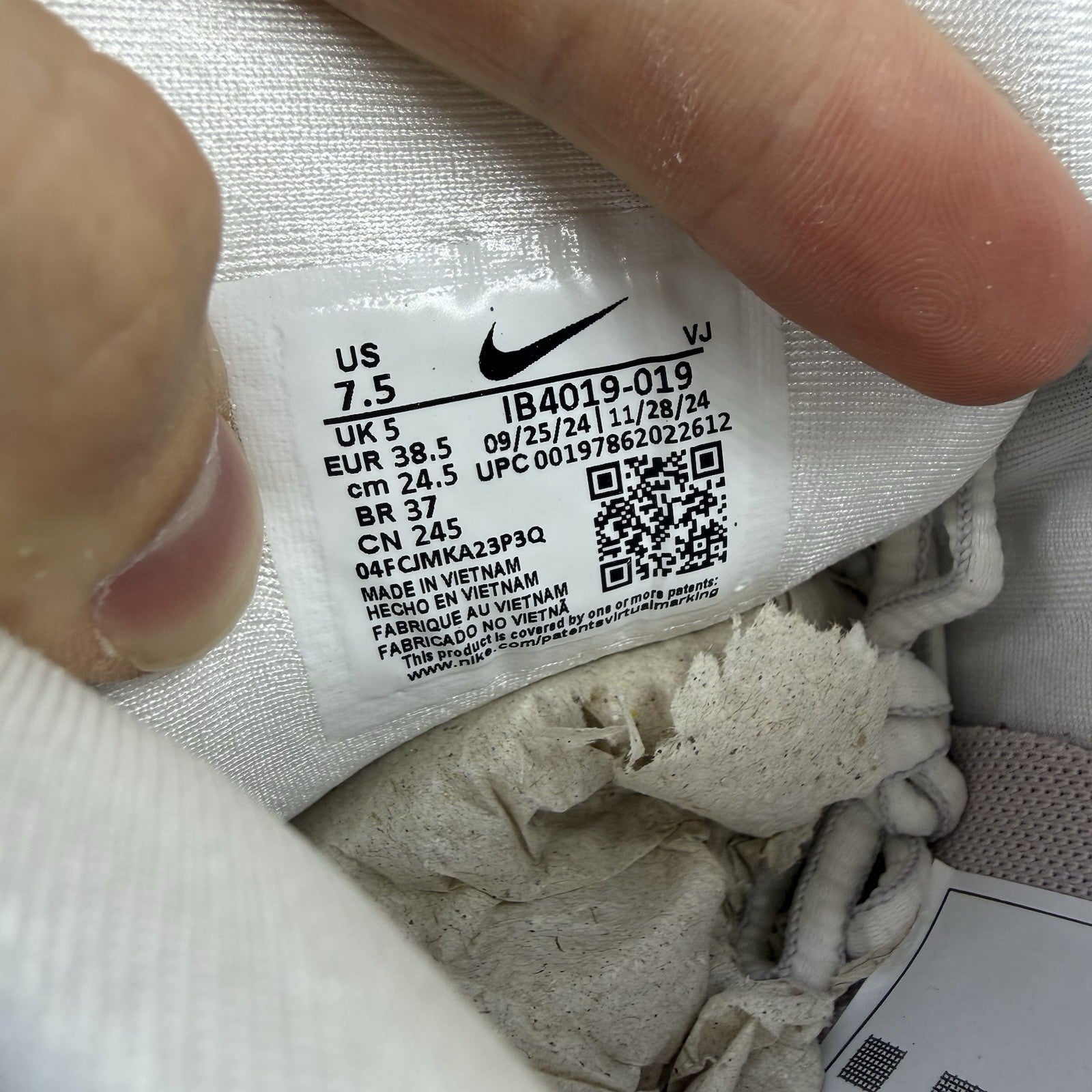 Nike P-6000 Trainers Platinum Violet Vast Grey Size UK5 IB4019-01914