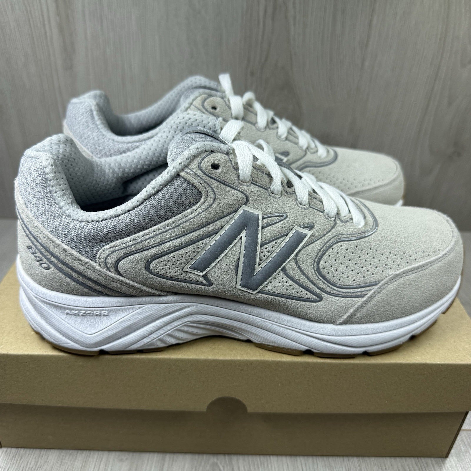 New Balance 840v2 Trainers Grey White Size UK7 WW840GY28