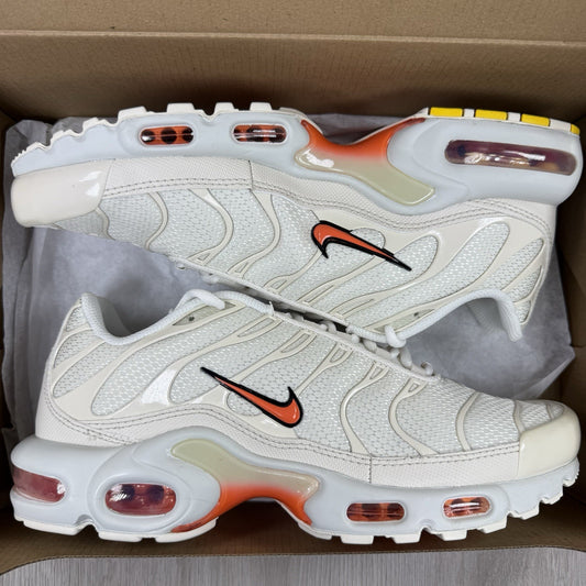 Nike Air Max Plus TN Trainers Phantom Safety Orange Size UK8 DM0032-0190