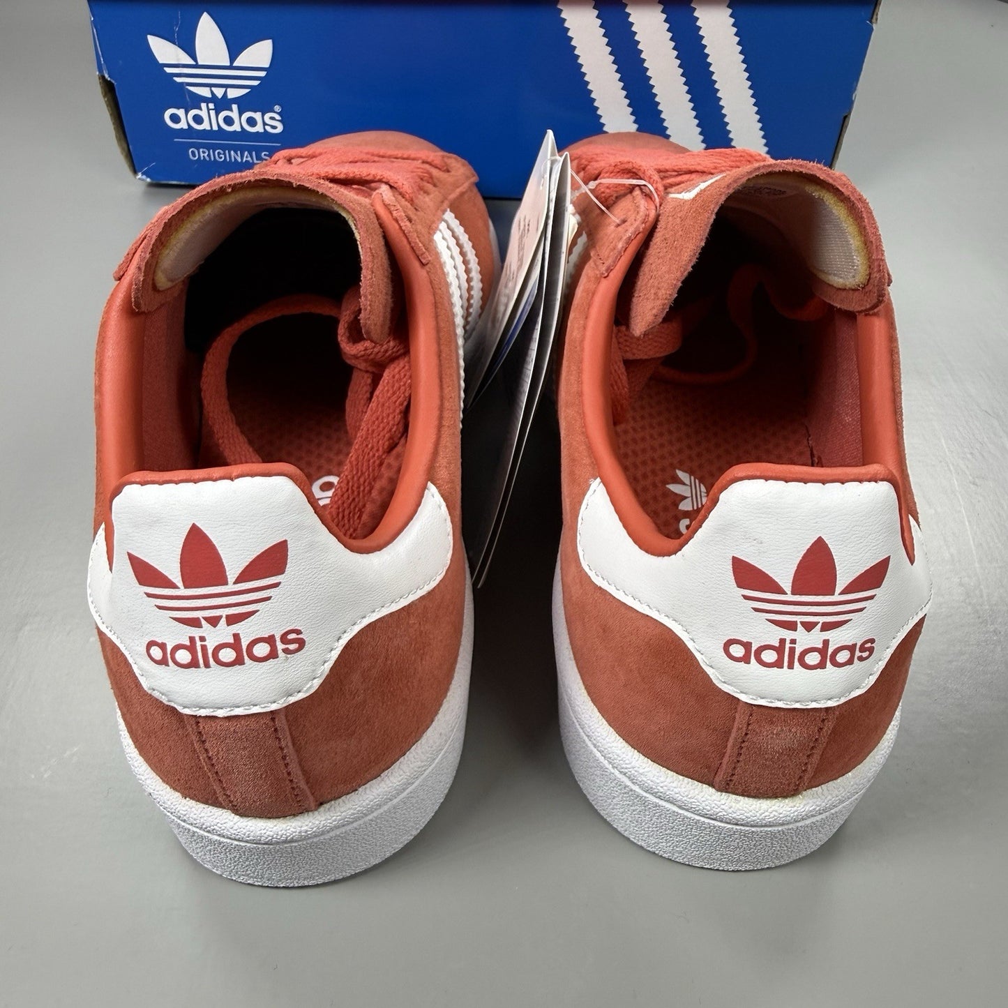 Adidas Campus Trainers Trace Scarlet White Size UK6 DB098410
