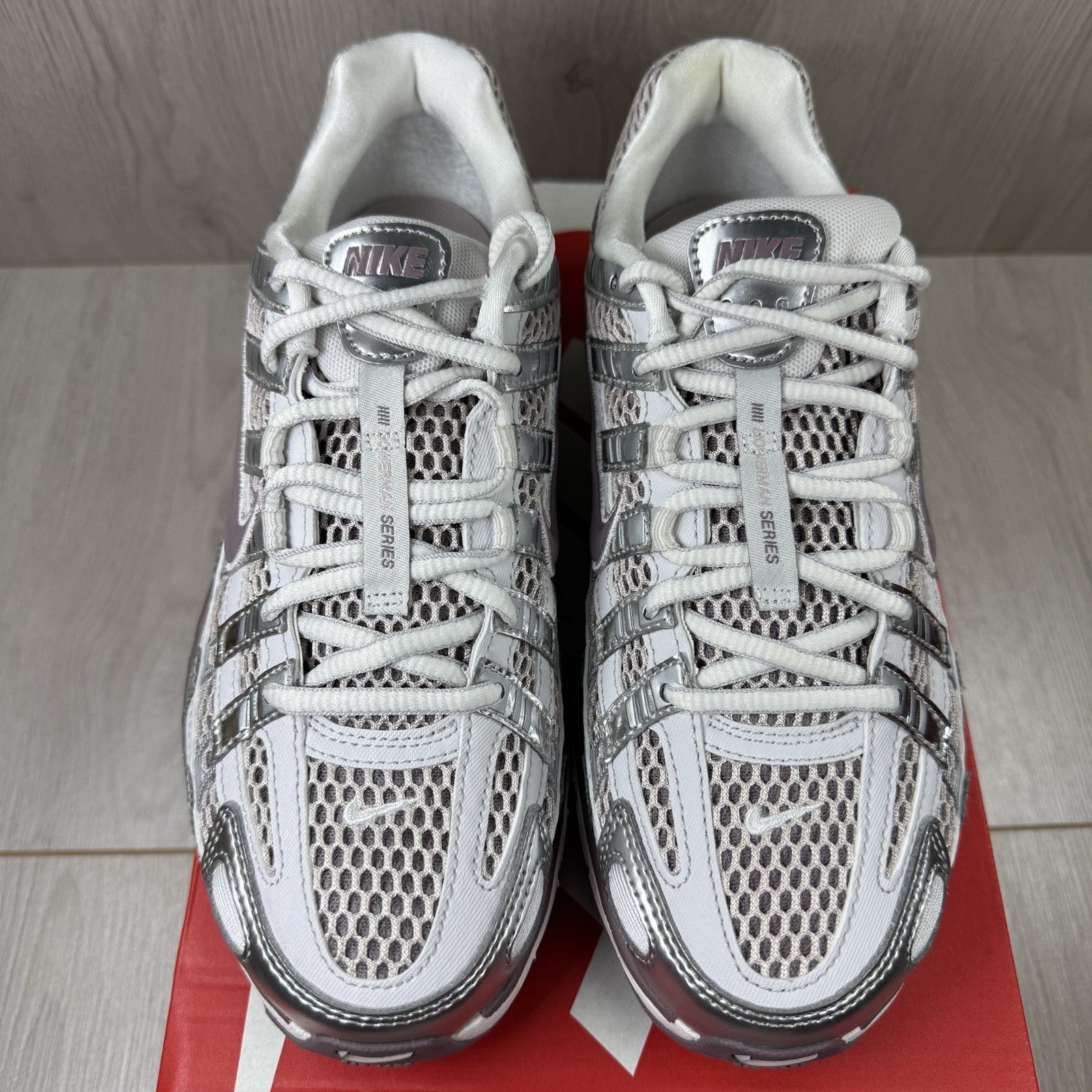 Nike P-6000 Trainers Platinum Violet Vast Grey Size UK5 IB4019-01910