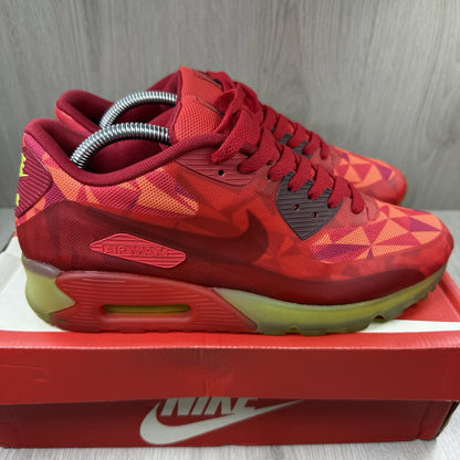 Nike Air Max 90 Ice Trainers Gym Red Size UK8 EU42.5 631748-6006