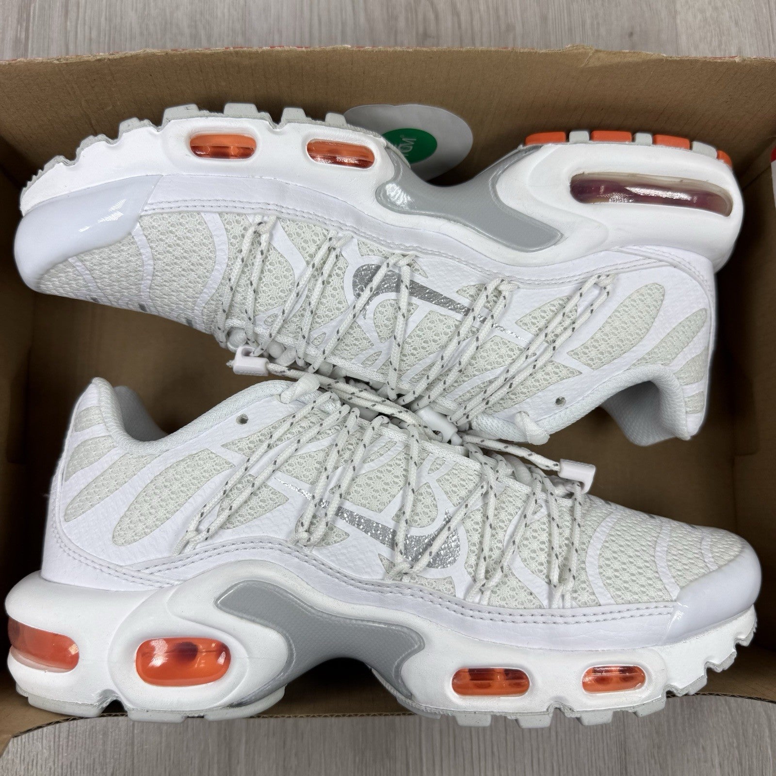 Nike Air Max Plus TN Utility Trainers Safety Orange Size UK3.5 FJ4232 1000