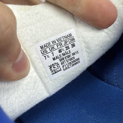 Adidas Originals Hamburg Trainers Lush Blue Green Gum UK7 S7483913