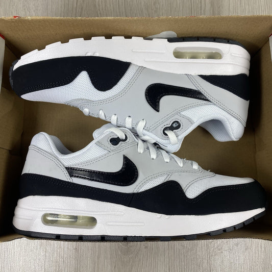 Nike Air Max 1 Trainers White Black Size UK6 DZ3307-1060