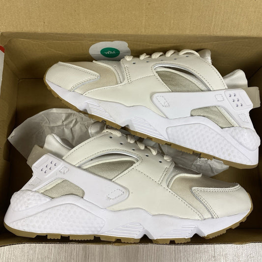 Nike Air Huarache Trainers Phantom Fossil Gum White Size UK5 DH4439-0030