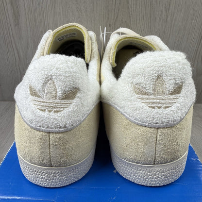 Adidas Gazelle Trainers Ecru Tint Beige White Size UK10 EE55014