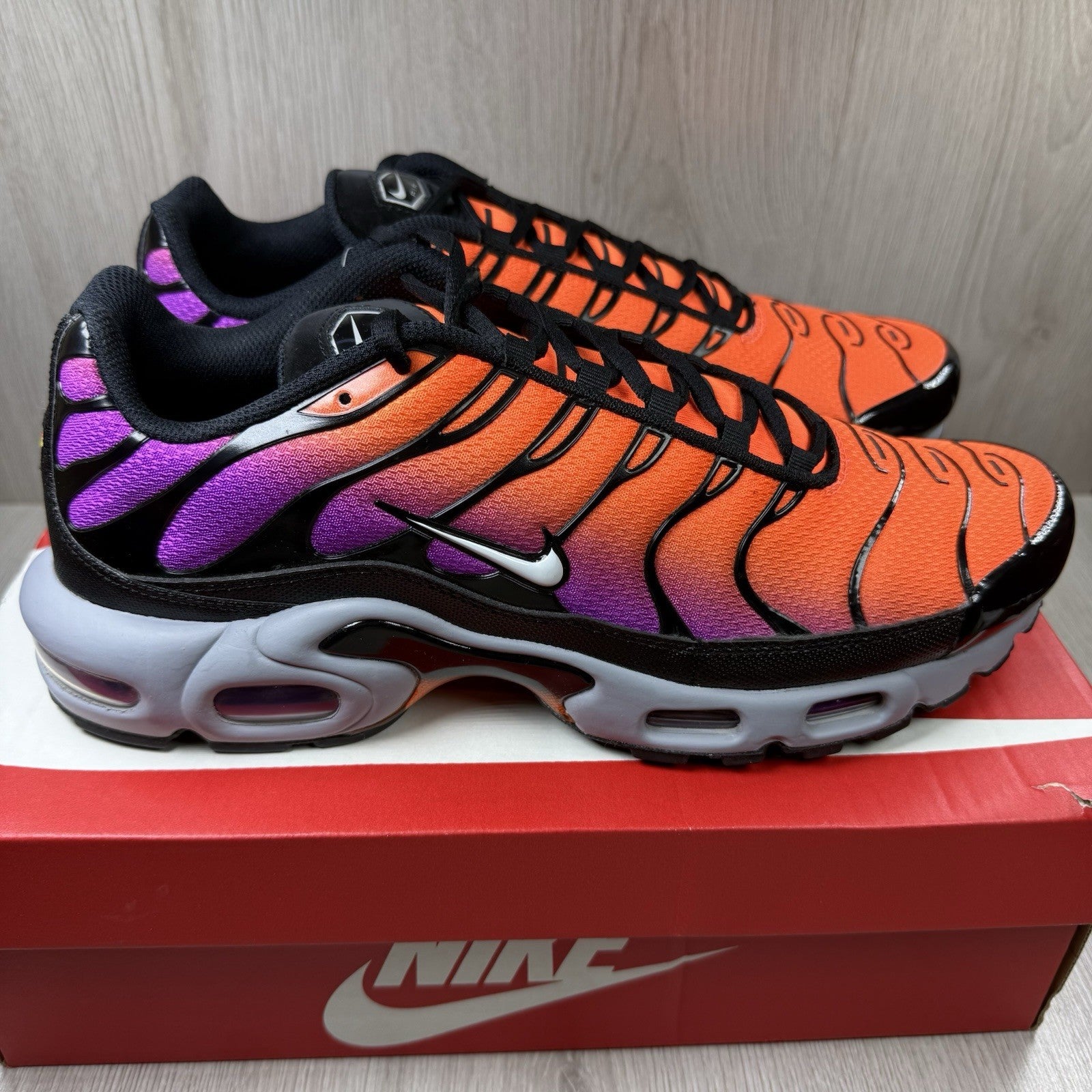 Nike Air Max Plus TN Trainers Desert Sunset Total Orange Size UK10 DM0032-0141
