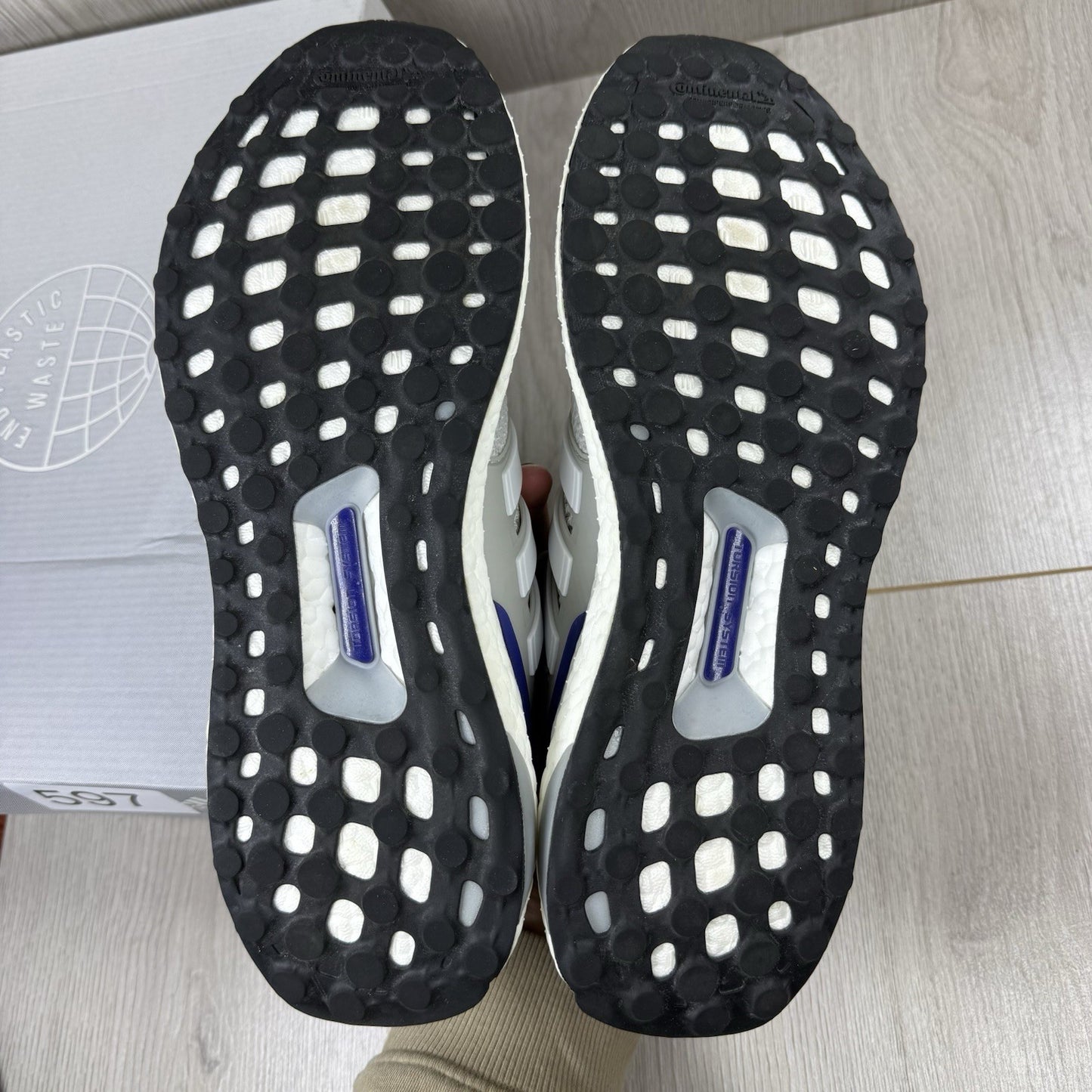 Adidas Ultra Boost 1.0 Trainers White Legacy Indigo Size UK7.5 GZ044813