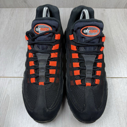 Nike Air Max 95 Trainers Black Hyper Crimson Size UK7.5 FV4710 0022