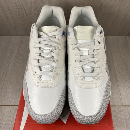 Nike Air Max 1 Safari Trainers Summit White Phantom Size UK6.5 FB5059-10011