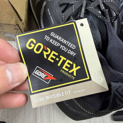 Nike React Pegasus Trail 4 GORE-TEX Black Reflect Silver Size UK8 DJ7926 00114