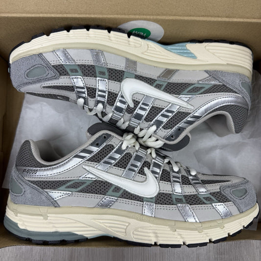 Nike P-6000 Trainers Flat Pewter Size UK6 FN7509-0290